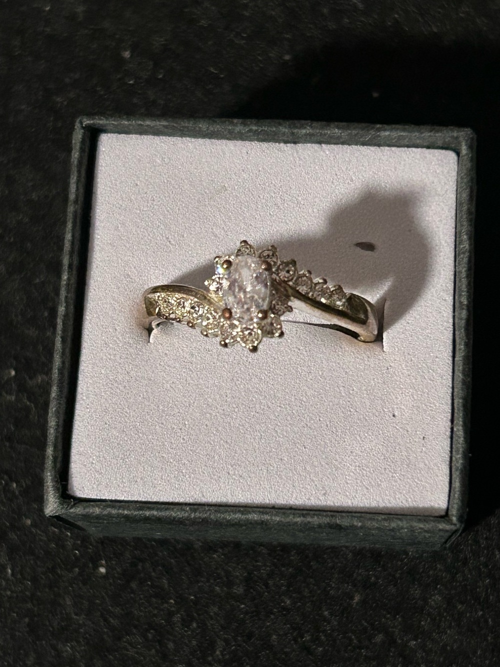 Vintage Style Marquise Cluster Costume Ring | Size 9